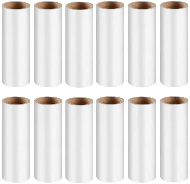 

Extra Sticky Lint Roller Refills for Pet Hair, 1080 Sheets in 12 Packs, 6.3in Long, Removes Dog & Cat Fur from Clothes