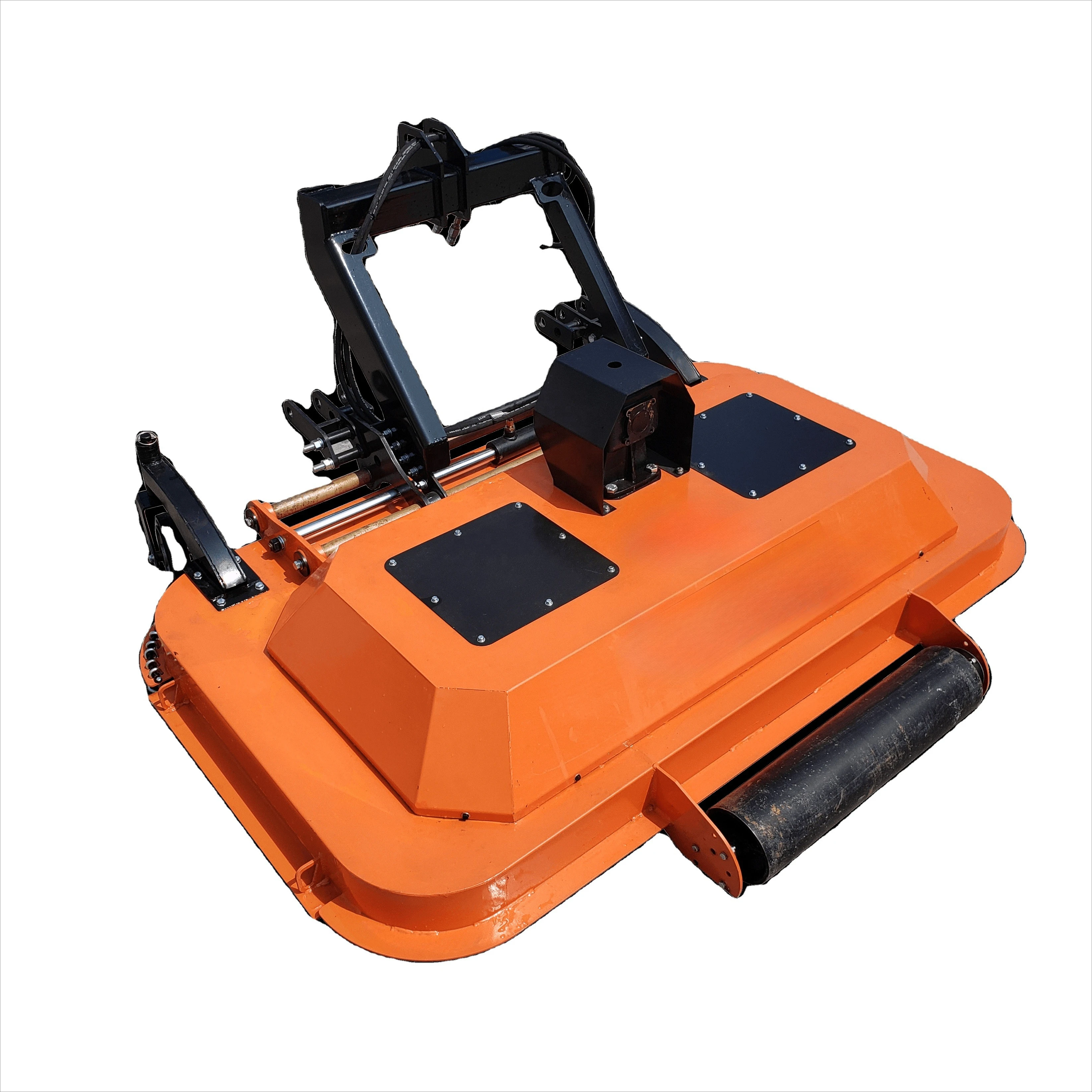 Agricultural Flail Mower Tractor Attachment with Safety Chains & Gear Drive Adjustable Cutting Height Brush Hog Field Mower
