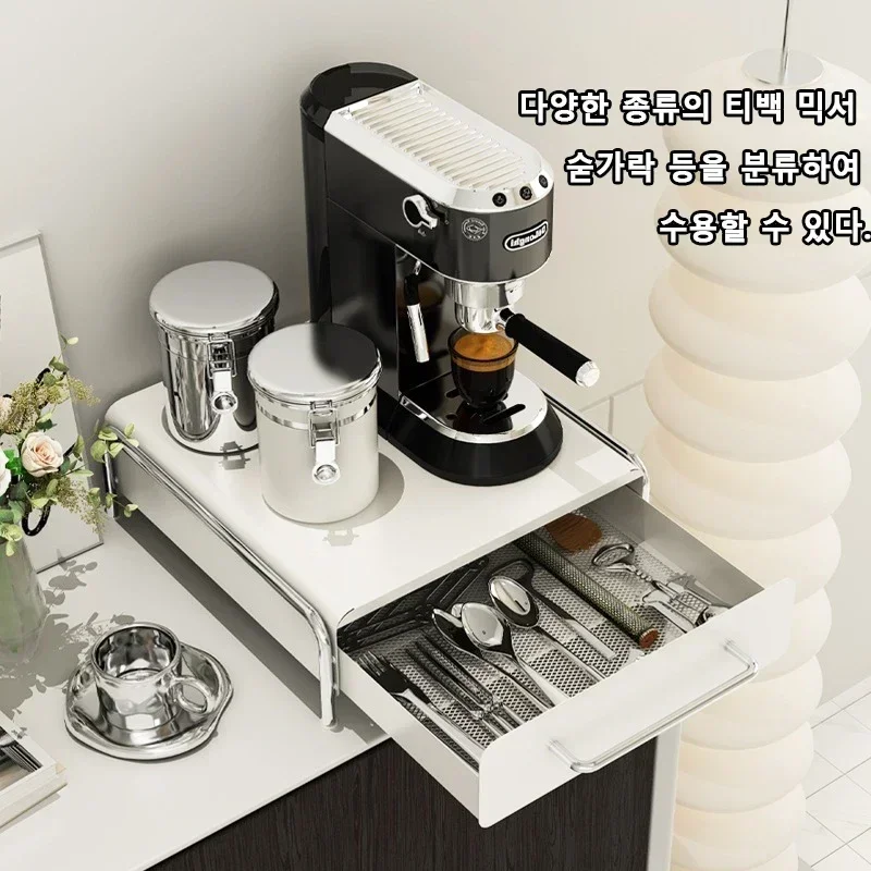 

Home Coffee Storage Display Rack drawer Bar Ins Wind Table Top Tea Bag Storage Bo Base Drawer Home Coffer Organizer