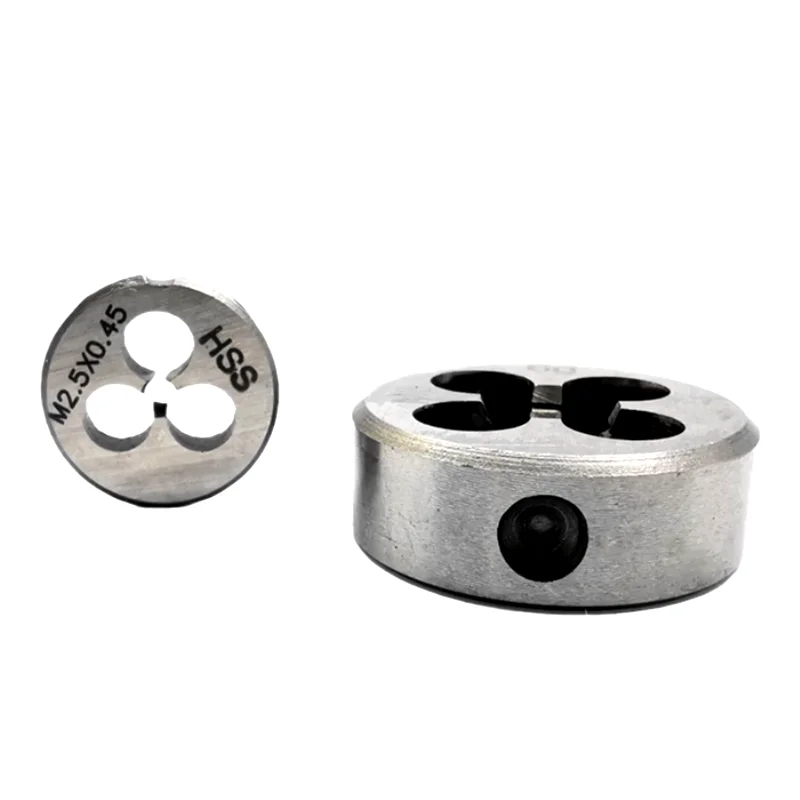1PCS HSS Metric Thread Right Left Round Die M37 M38 M39 M40 X3 X2 X1.5 X1.25 X0.75 Screw Threading Dies