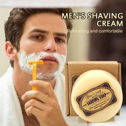 100g Men's Shaving Cream Goat Milk Shaving Soap  Foaming Lather Natural Beard Professional Conditioner Razor Barber Salon Tool