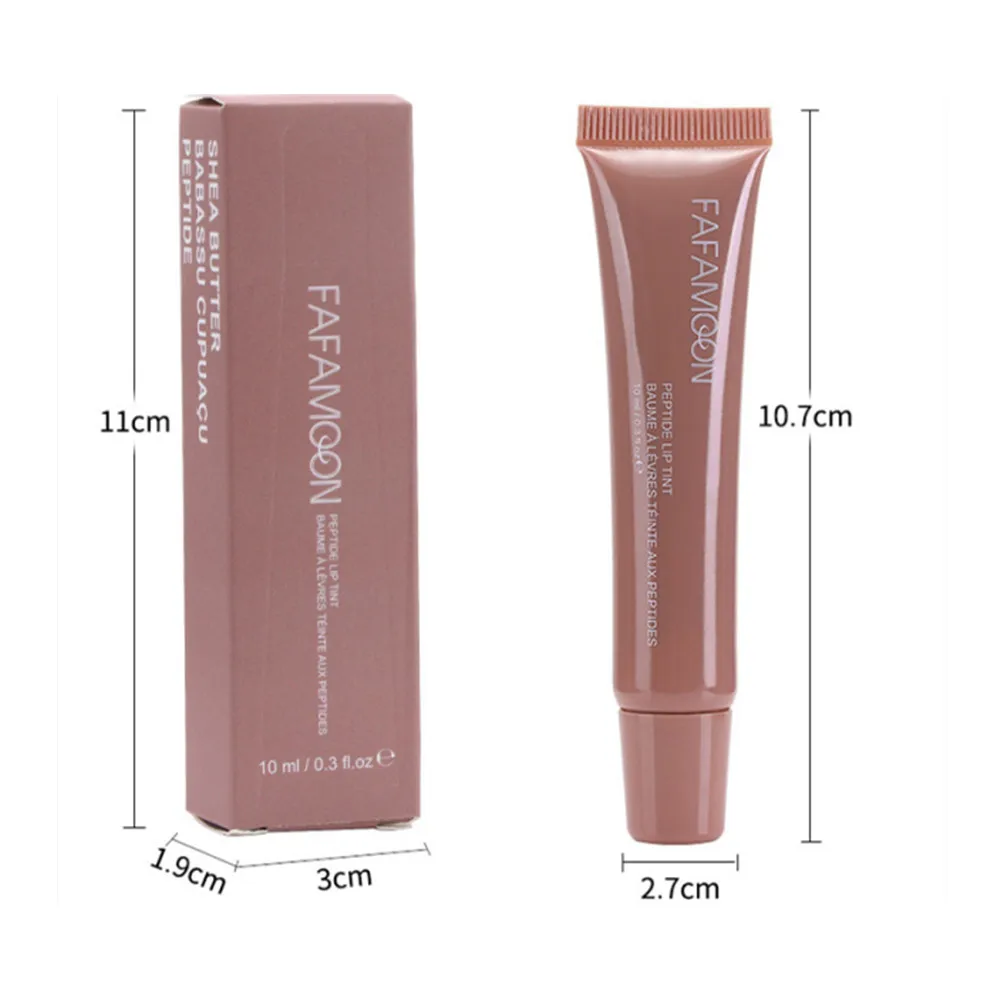 Baume Hydratant à Haute Brillance avec Finition en Verre, Rouge à Lèvres Liquide Brcorporelle, 5 Couleurs, Nude, Maquillage