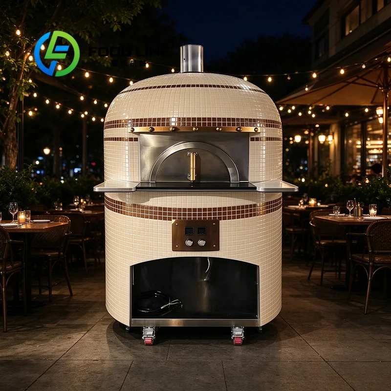Dome Pizza Oven Pizza Restaurant Kitchen Multi Fuel Option Wood Gas Coal System Restaurant Open Kitchen Display Fast Ship