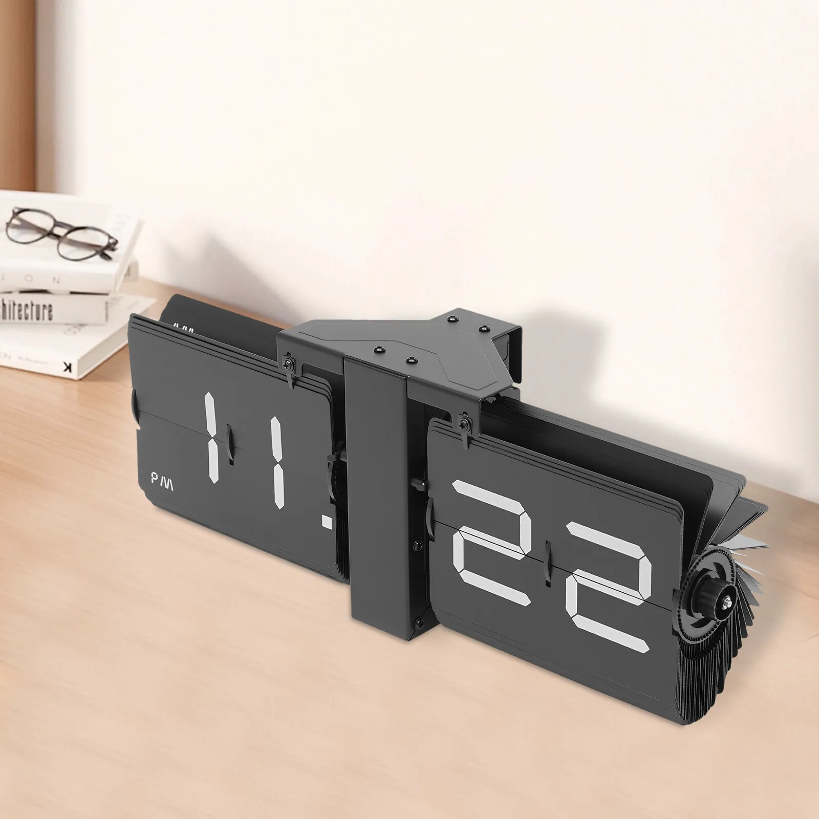 

Wall Clock Tabletop Flip Clock Battery Operated Digital Display Screen, Electrical Digital Clock and Tabletop Flip Clock