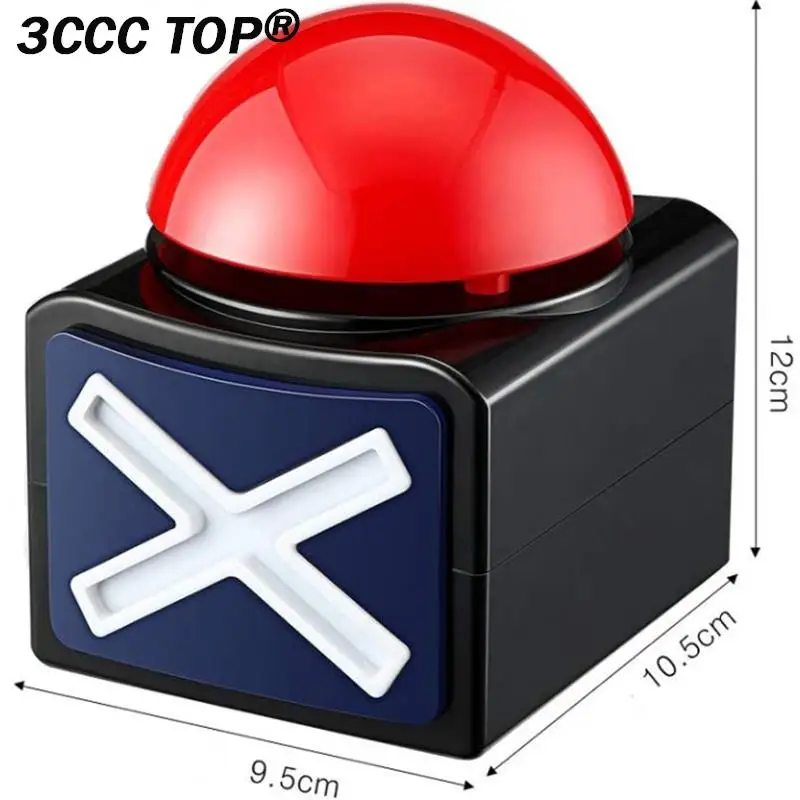1PCS For Game Answer Buzzer Alarm Button With Sound Light Trivia Quiz Got Talent Press Buzzer