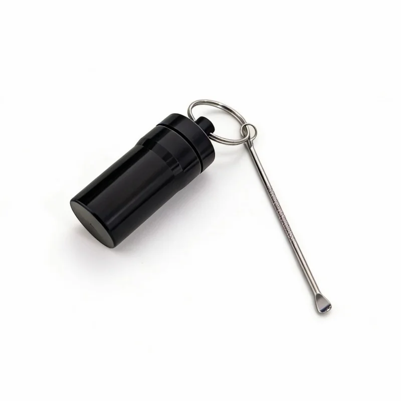 1PCS Aluminum Alloy Portable Waterproof Container For Outdoor Household Travel Seal Storage Container Pill Box Holder Case