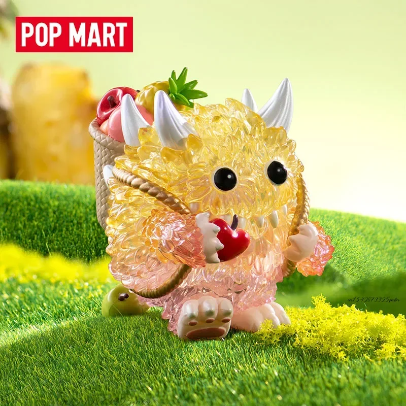 Popmart Instinctoy Monster puszyste radosne życie pudełko z niespodzianką zgadnij torbę tajemnicze pudełko zabawki lalki śliczne Anime rysunek ozdoby kolekcja