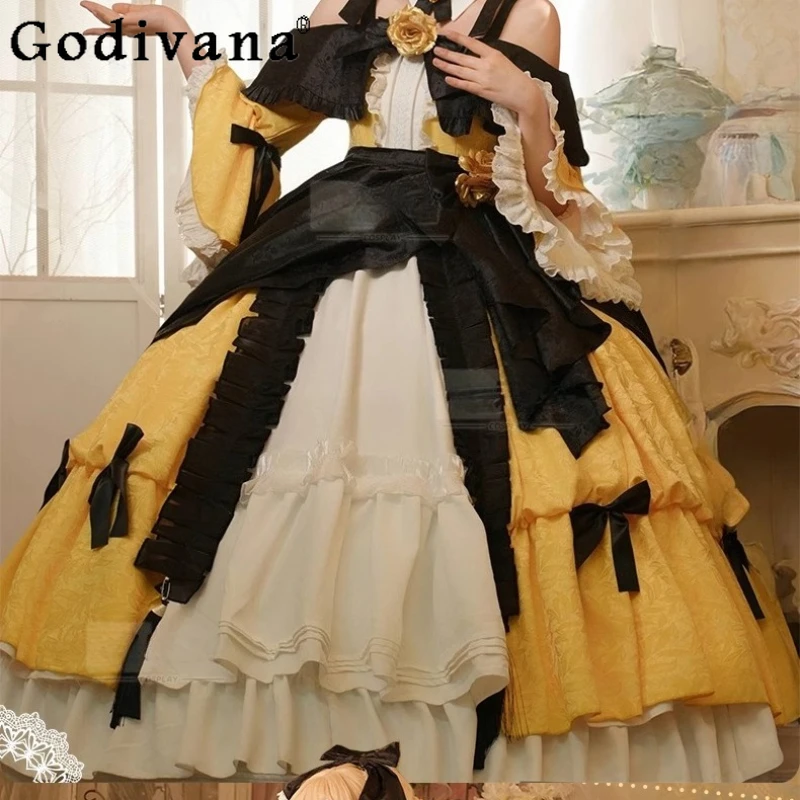 ハロウィンクリスマスロールプレイングドレス女性新しいパーティーコミックcosロリータドレス女性プリンセスゴシックアニメドレス