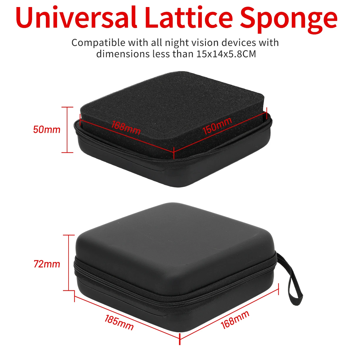 Waterproof Protective Box with Customizable Pluck Foam Interior For Pard NV007/NV007SP Henbaker NV710S/NV700S Sytong HT-66/HT-77 - Image 2