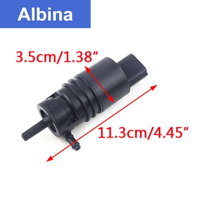 67126934160 2 Pin Windshield Washer Pump Fit BMW X5 E70 X6 F01 F02 F10 F11 740i 750i 760i Windscreen Washer Replacement Pump 2