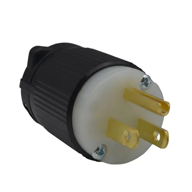 1pcs/lot 5-15P American standard industrial plug UL certified plug American wiring hair motor plug