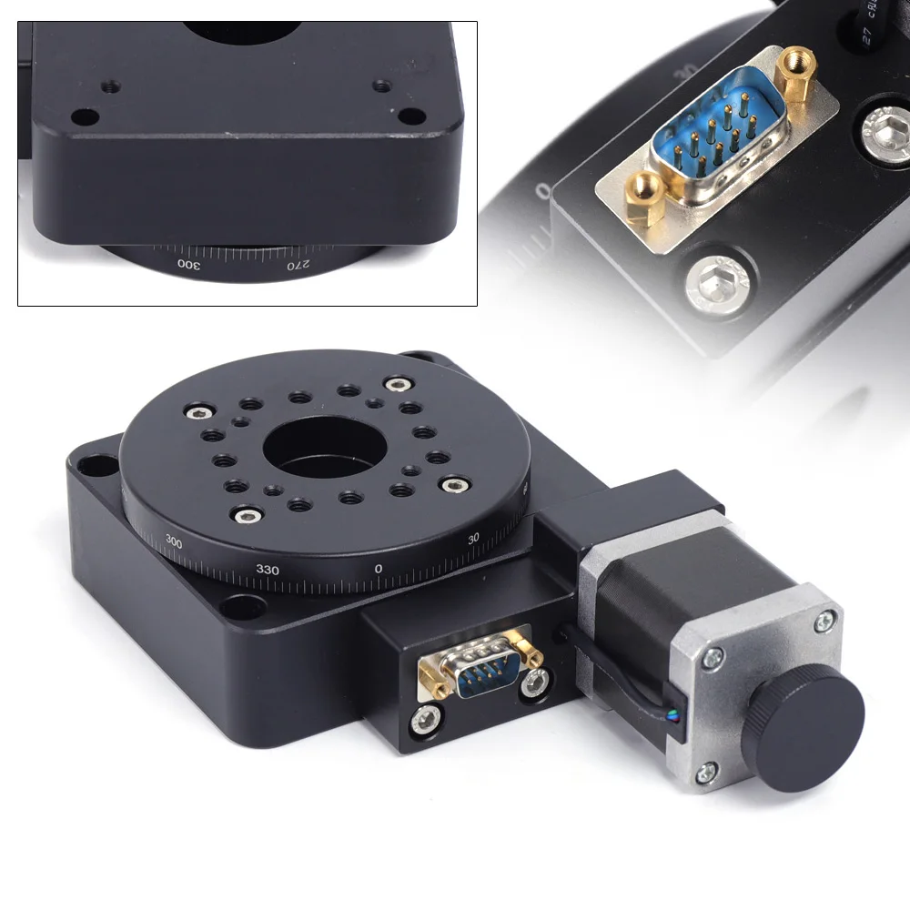 Motorized Rotation Stage Optical Rotary Table Electric Optical Rotation Plat