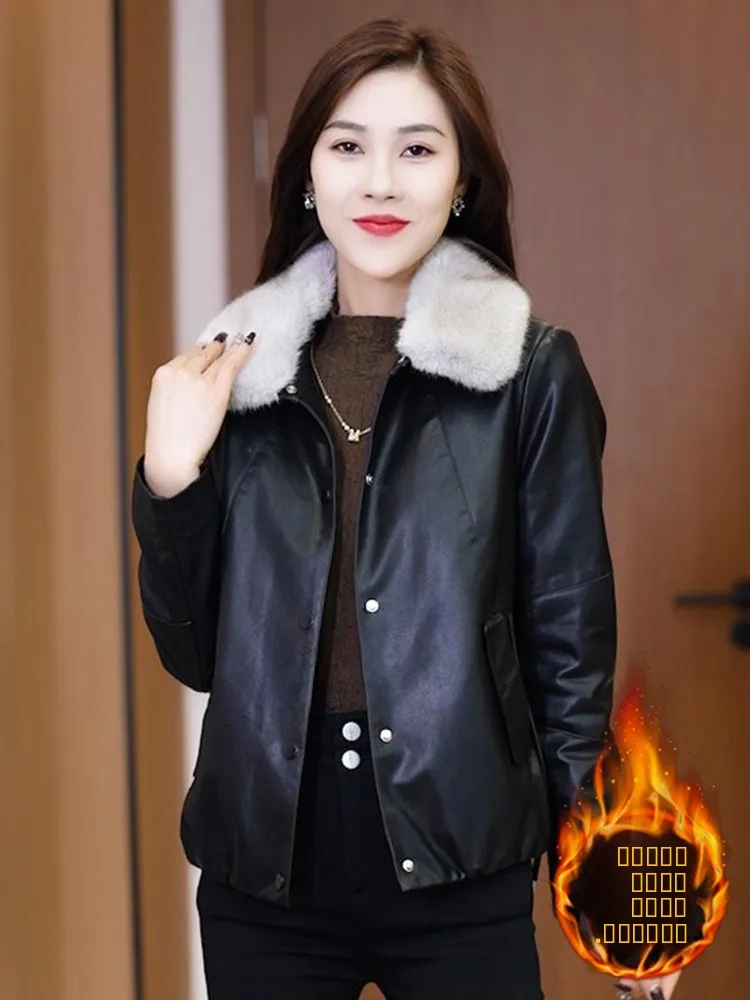 Cappotto in cotone ort Faionable da donna coreano Sle Fce foderato in pelle allentata Jaet Autunno Inverno Nuovo arrivo