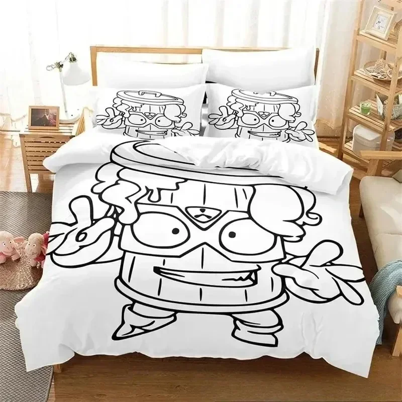 3D Print Super Zings Bedding Set For Bedroom Soft Modern Bedspreads Comefortable Kids Duvet Cover Quilt Cover And Pillowcase