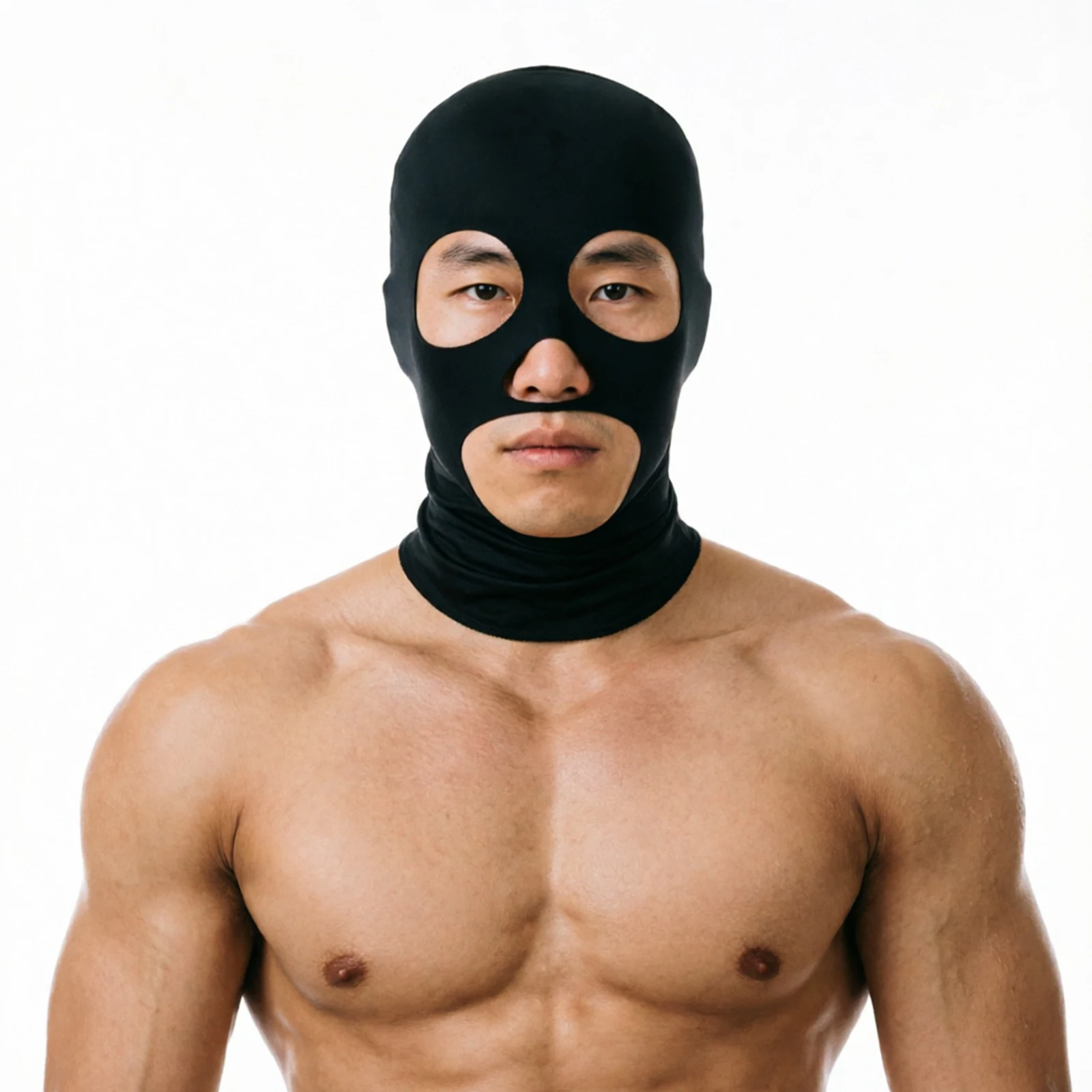 Vollgesichtsmaske für Männer und Frauen, Sturmhaube mit Loch, Nacken- und Kopfbedeckung, Eisseiden-Sportmaske mit UV-Schutz, CS-Motorrad- und Fahrradkappe – Detail 7