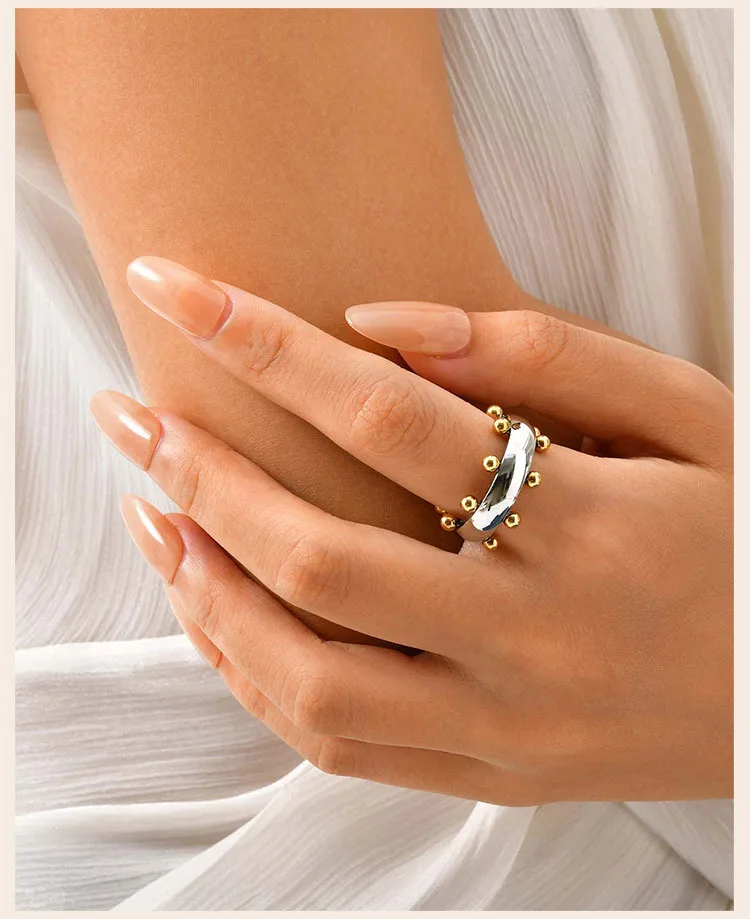 Cz Zirkonia offener Kreuz ring für Frauen, religiöser christlicher Glaube Kruzifix Fingerring – Detail 2