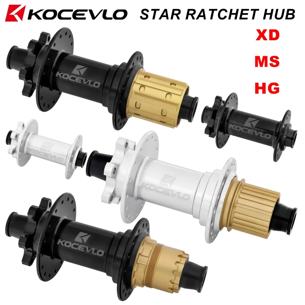 AliExpress kocevlo KOCEVLO M370 MTB BOOST 110/148mm Star Ratchet hub 32H 6-Bolt for HG SRAM XD Micro Spline 12 speed hubs 148x12mm