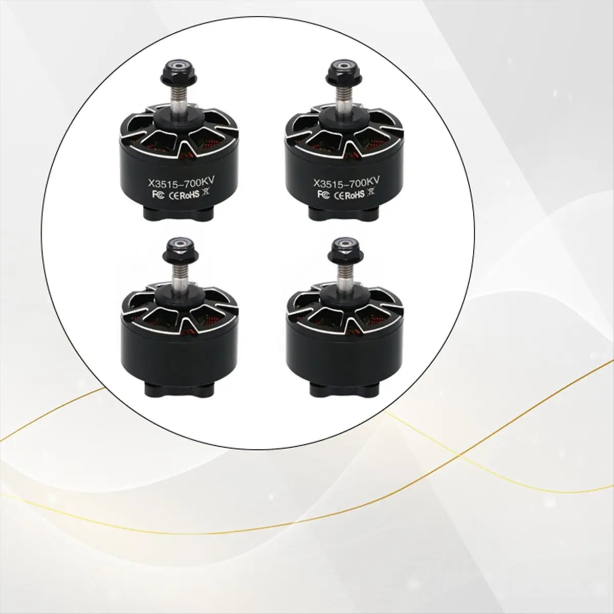 ♬◤Popular Style  ◥4Pcs X3515 700KV Brushless Motor 3-6S Drone Motor for RC Multirotor Quadcopter FPV Freestyle Drone Parts