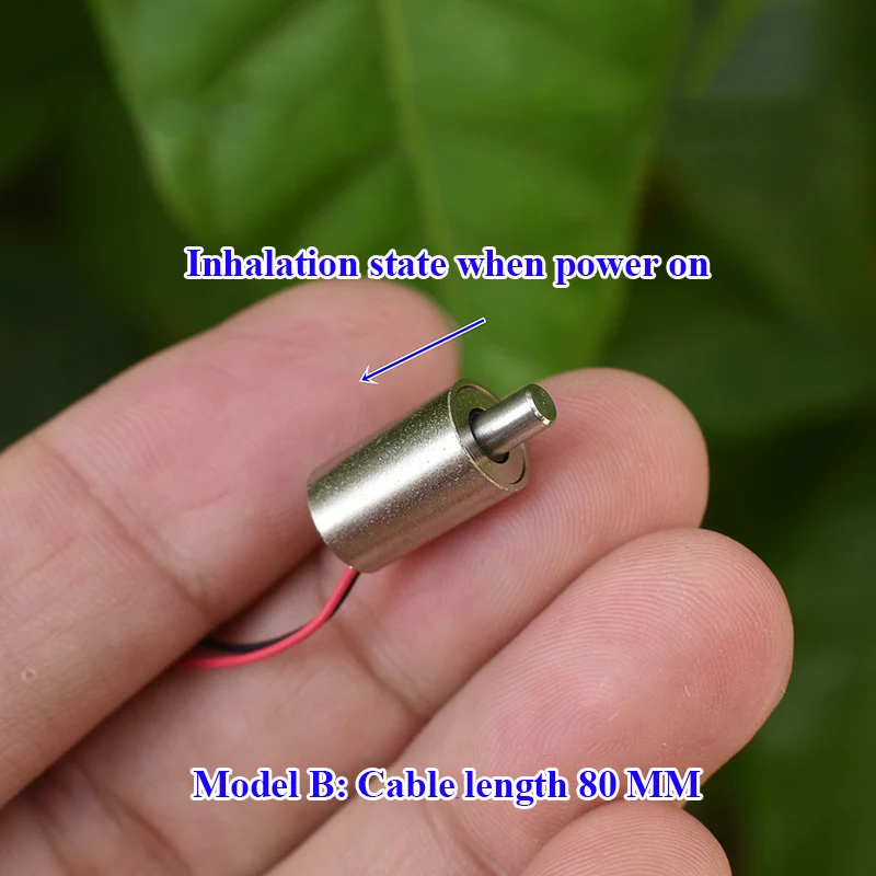 DC 3V 3.7V 5V Mini 8MM Zylindrischer Saugtyp Push-Pull Linearer Solenoid-Elektromagnet Zylinder DIY Fingerabdruckschloss – Detail 13