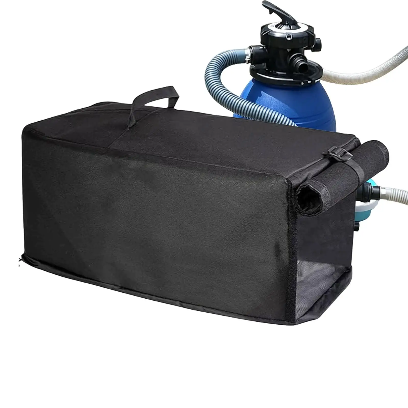 Swimming Pool Heater Cover Waterproof UV-Resistant Motor Enclosure Protection Pool Equipment Cover With Adjustable Drawstring