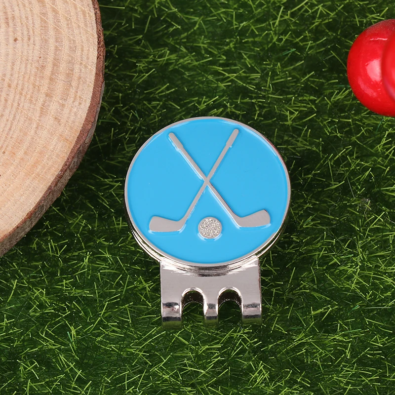 Golf Ball Marker Golf Hat Clip Magnetic Alloy Golf Ball Position Marker Removable Metal Hat Clip Accessories For Golfers