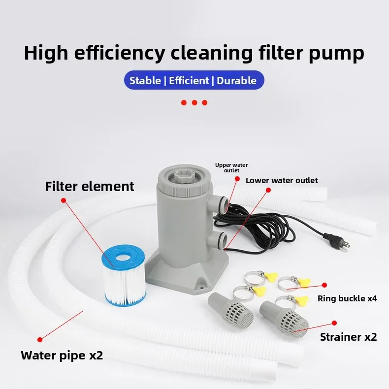 Premium 530GPH Swimming Pool Sewage Suction Pump Circulating Hydrotherapy Massage Pump Swimming Electric Swimming Pump