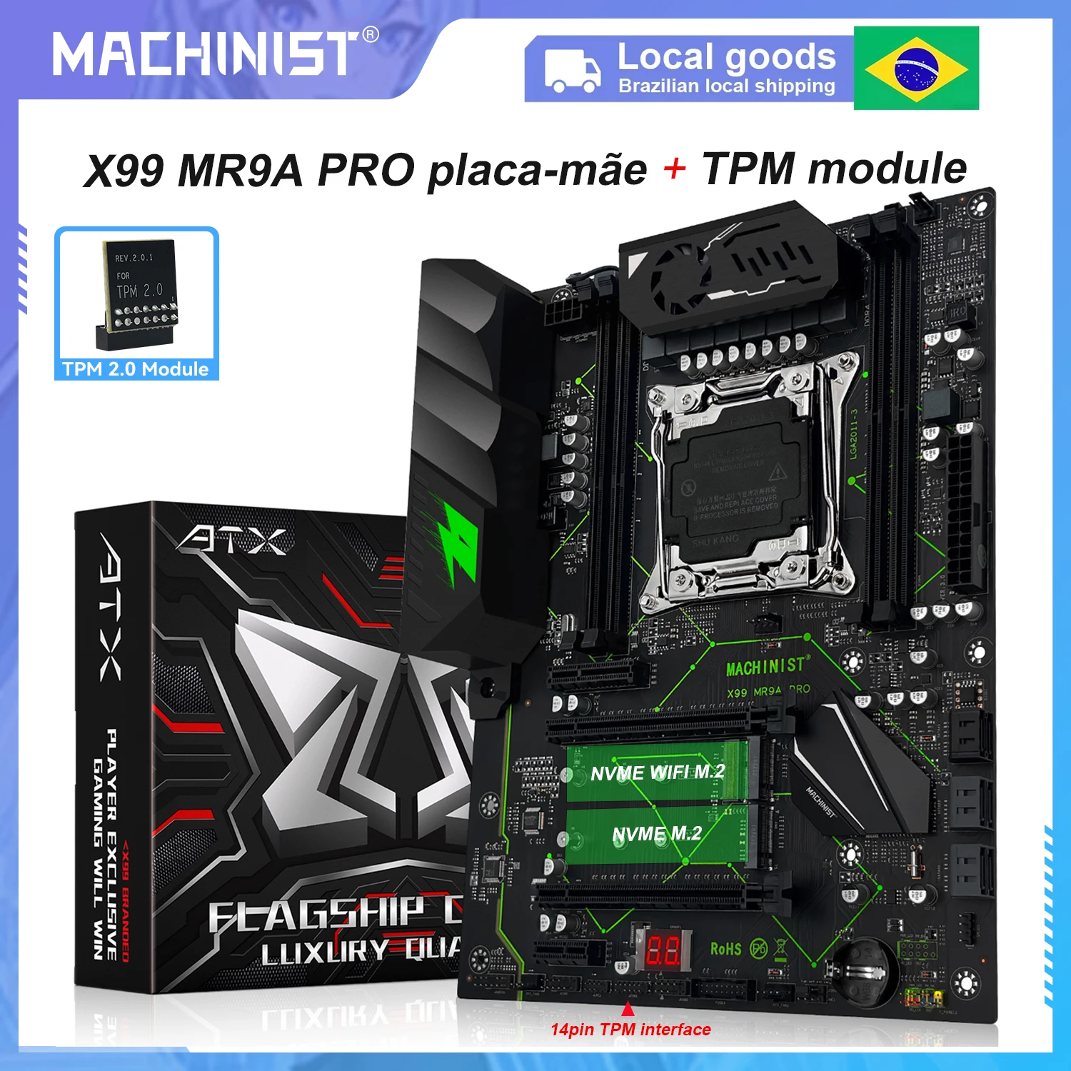 Pc Gaming Omen - Scheda madre MACHINIST X99 MR9A PRO