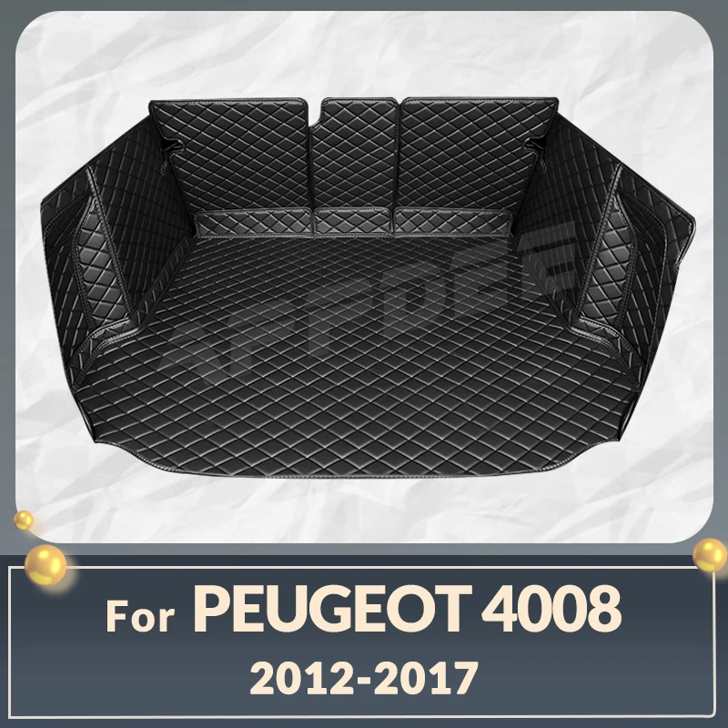 

Автомобильный коврик для багажника с полным покрытием для PEUGEOT 4008 5-Seat 2012-2017 16 15 14 13Car защитная накладка для багажника аксессуары для защиты интерьера