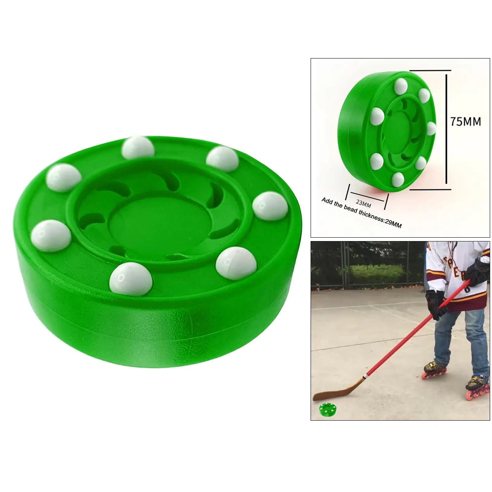 

Тренировочная шайба для роллер-хоккея: высокопроизводительный пластиковый шар из АБС-пластика для тренировок вне льда
