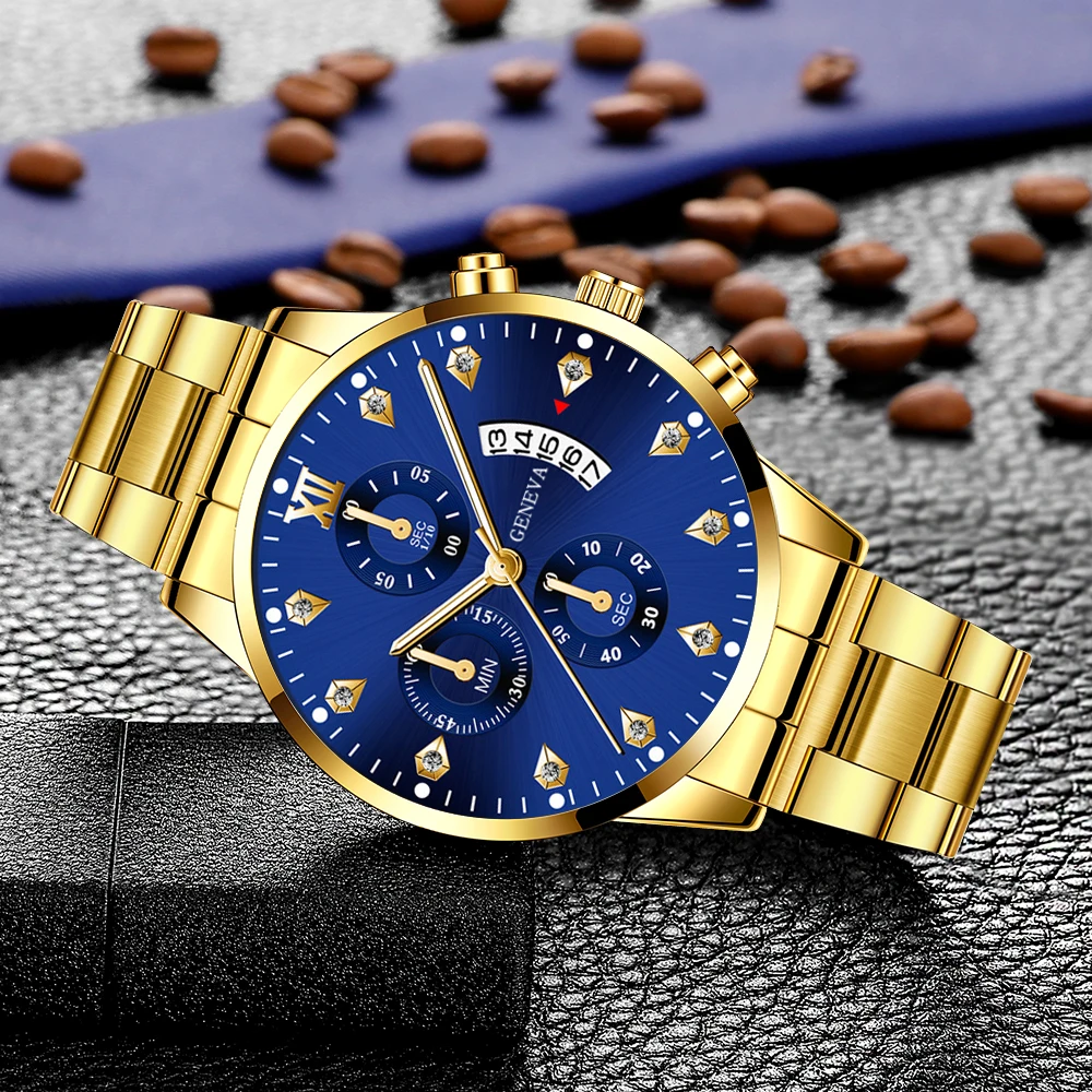 ساعة كوارتز جديدة وسيم وعصرية للزوجين، مجموعة أزياء من خليط معدني للارتداء اليومي وحفلات أعياد الميلاد وعيد الميلاد وعيد الميلاد