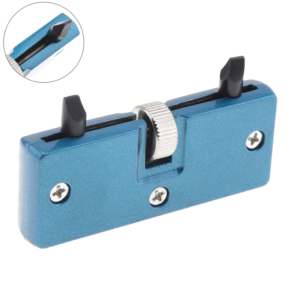 Watch Repair Tool Two Claw Opener Flat mouth Remover Screw Wrench Open Watch Back Cover Bottom Battery Change Embossing Tools