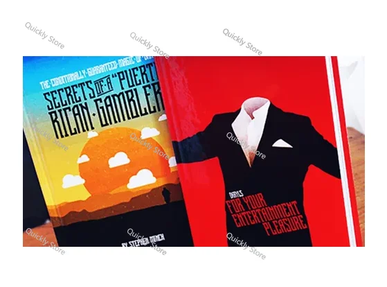 For Your Entertainment Pleasure & Secrets of a Puerto Rican Gambler By Stephen Minch Magic tricks (Instant Download)