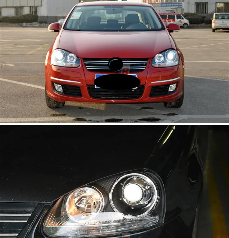 

Автомобильные светодиодные фонари HID дневного света DRL, ближний свет, указатель поворота для volkswagen vw sagitar 09-11 Автомобильные лампы