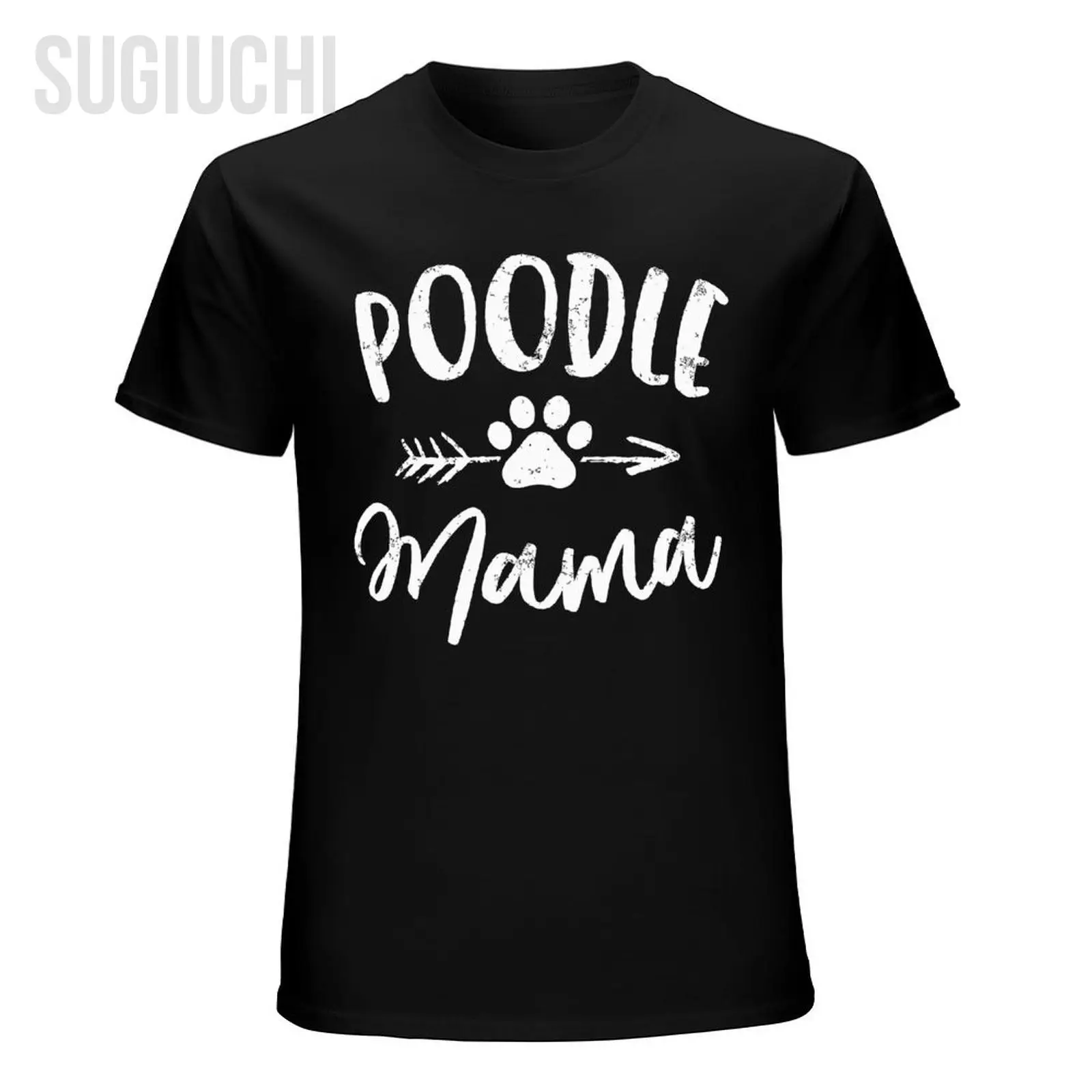 Unisex Men Poodle Mama Poodle Lover Owner Gifts Dog Mom Tshirt Tees T Shirts Women Boys 100% Cotton T-Shirt view 3