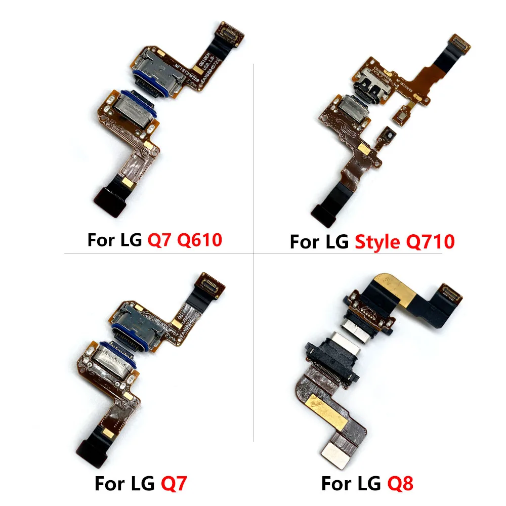 Charging Charger Plug Port Connector Board Parts Flex CableFor LG G6 K22 K41S K42 K52 K51 K61 Q7 Q610 Q8 Q92 Q720 Style Q710 V30