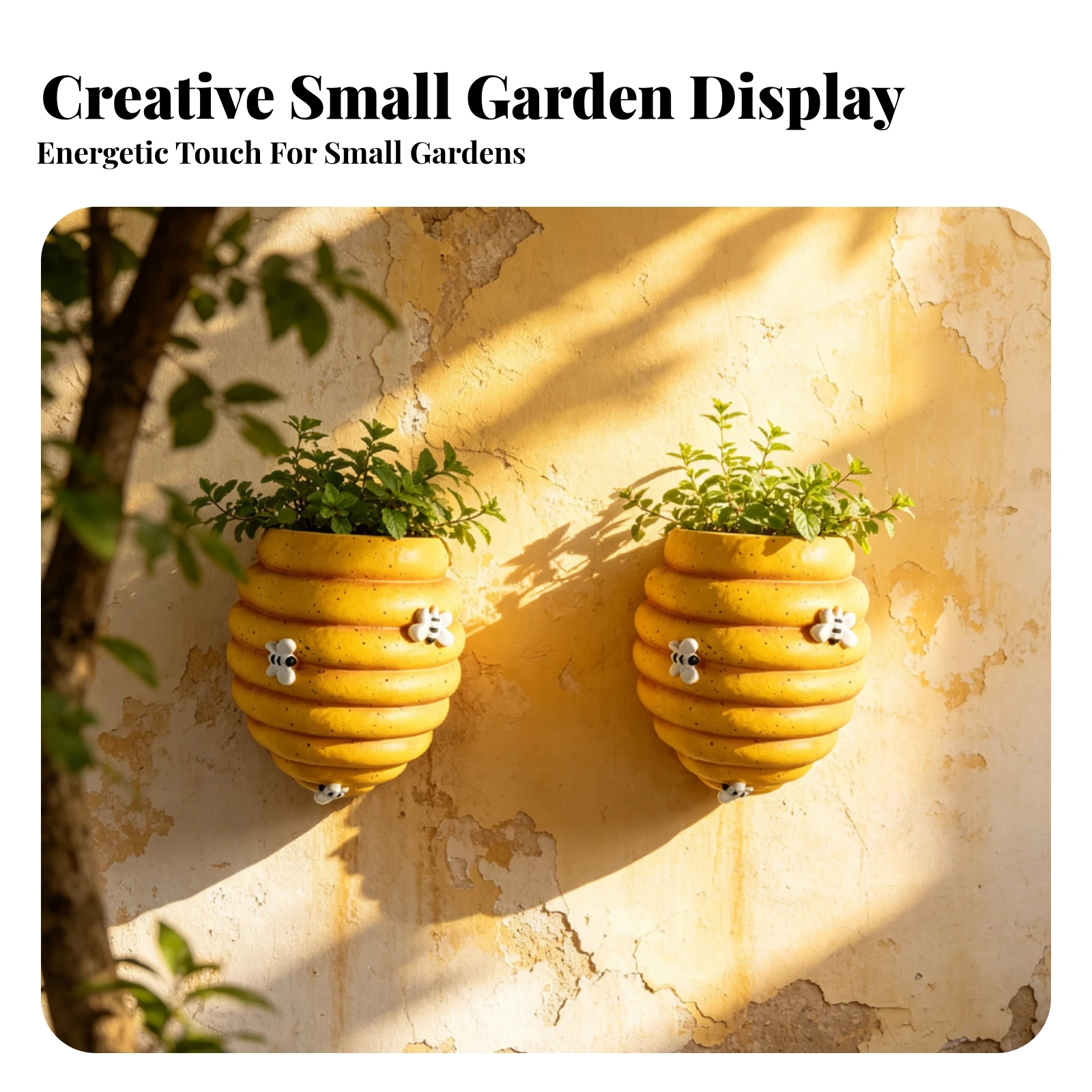 Home Decor Rounded Honeycomb Flower Pot Nest Plant Pot Textured