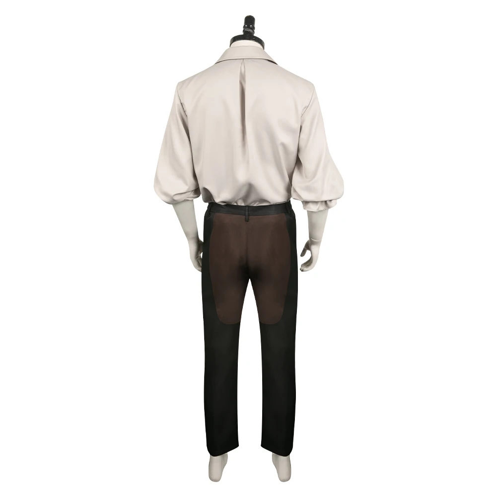 Costume Cosplay Arion d'Halloween pour Homme Adulte, Ensemble Chemise et Pantalon Médiévaux, Tenues de Carnaval Trempées