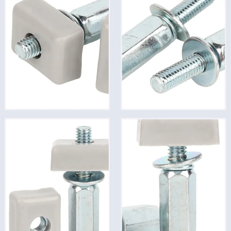 M6 Carbon Steel Elevator Car Wall Screws Nuts Elevator Components Car Wall Connecting Bolts