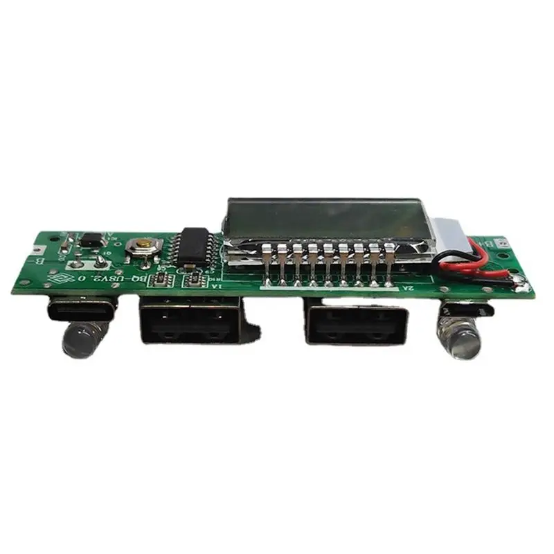 Budget-Friendly Lithium Battery Charger Board LED Dual USB 5V 2.4A Circuit Board Micro/Type-C USB Power Bank 18650 Charging Modu