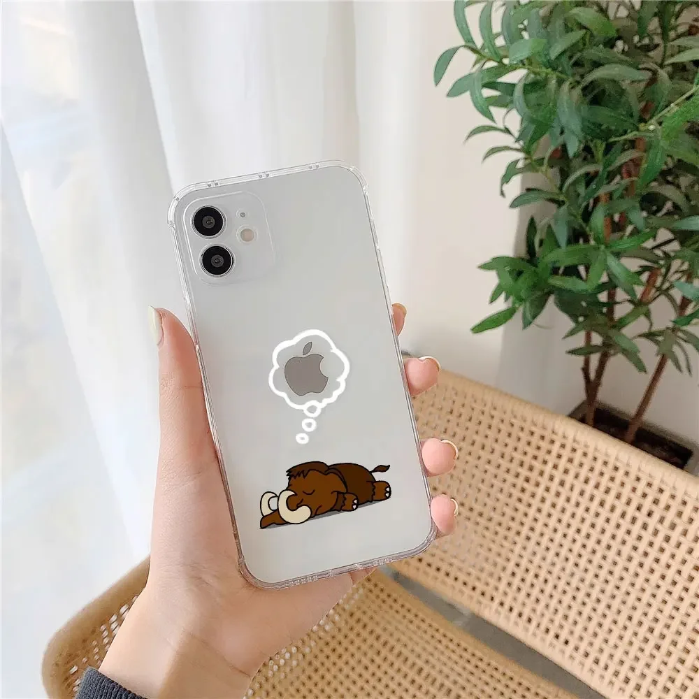 Funny Animal Couple Phone Case for IPhone 11 12 14 13 15 Pro Max Mini XR XS MAX X SE2 7 8Plus Clear Cover Cute Panda Sloth Funda