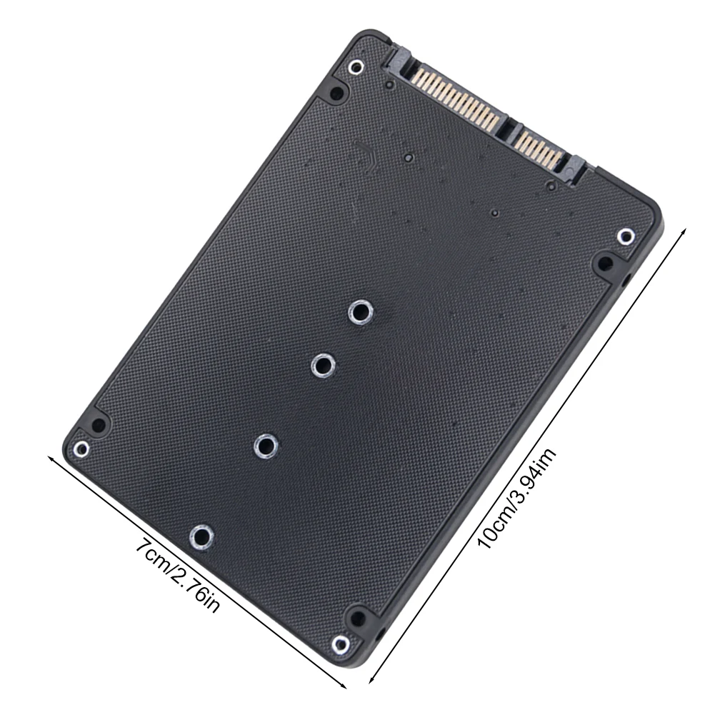Boîtier de disque dur externe SSD vers SATA3, convertisseur 6Gbps, carte adaptateur, utilisation pour touristes, M.2 NGFF vers SATA3.0, carte adaptateur pour PC