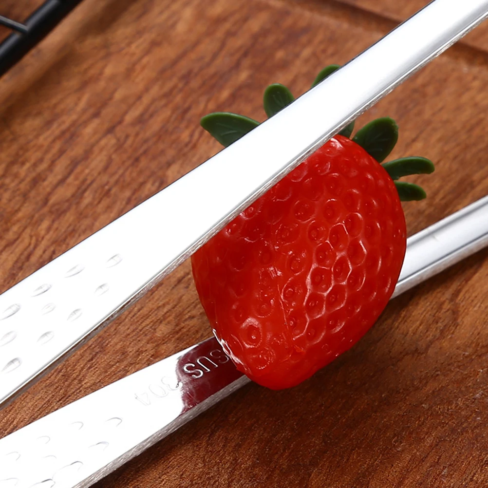 

3Pcs Durable Stainless Steel Tongs for Bbq Grill Cooking Baking Steak Clip Buffet Dessert Clamp Home Hotel Restaurant Use