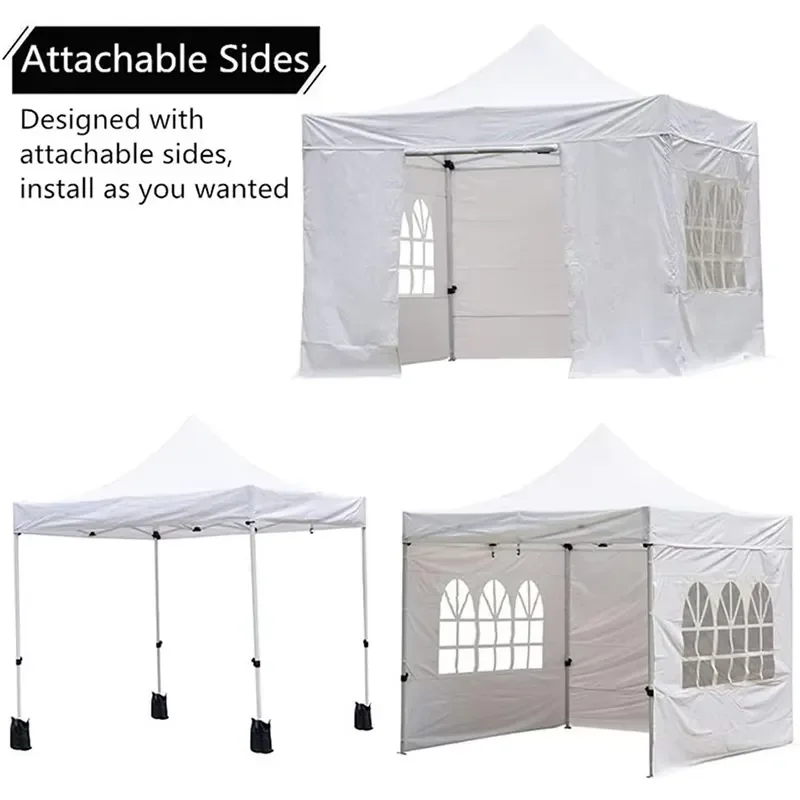 Custom Printed Logo Folding Pop Up Tent Portable Outdoor Canopy Shelter for Events Trade Shows Beach Camping Easy Setup
