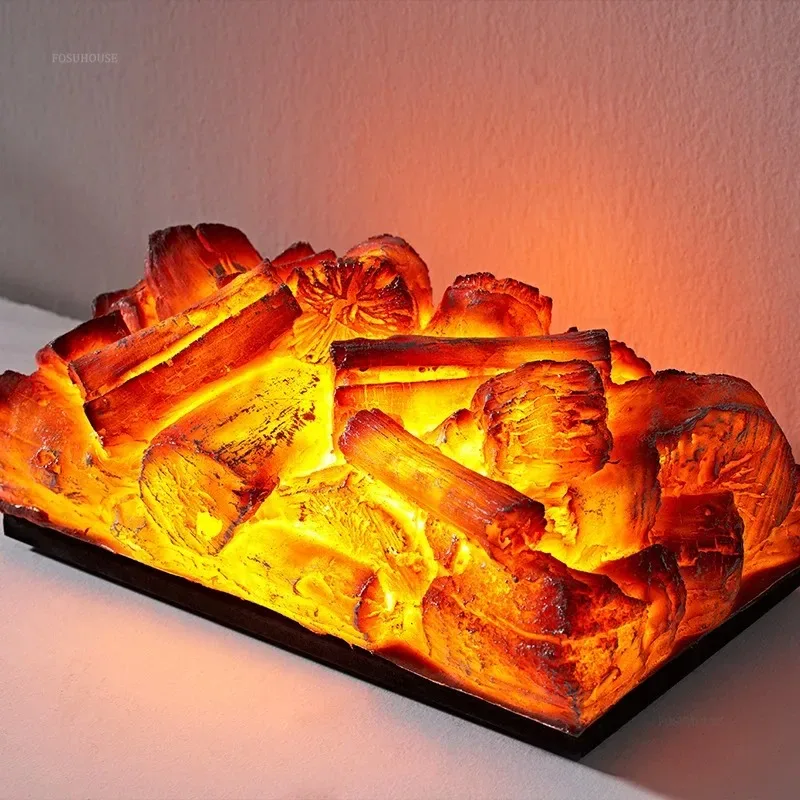 غرفة المعيشة الحديثة الموقد المواقد محاكاة الفحم لهب شكل المنزل حائط الخلفية الديكور فرن الأساسية #2