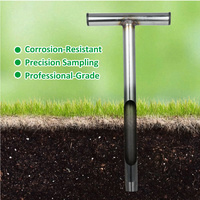 12inch/21inch Portable Soil Sampling Probe Stainless Steel Soil Test Kits Quick Inspection for Garden Lawn Maintenance Tools