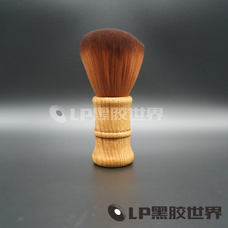 

LP gramophone record brush,long-playing record wooden handle static brush with Super soft brush hair