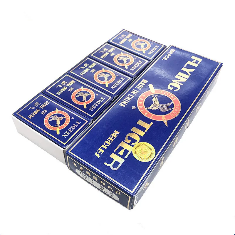 500Pcs Industrial Overlock Sewing Machine Needles DC*1 Stainless Steel 8# 9# 10# 11# 12# 14# 16# 18# 21# Various Models