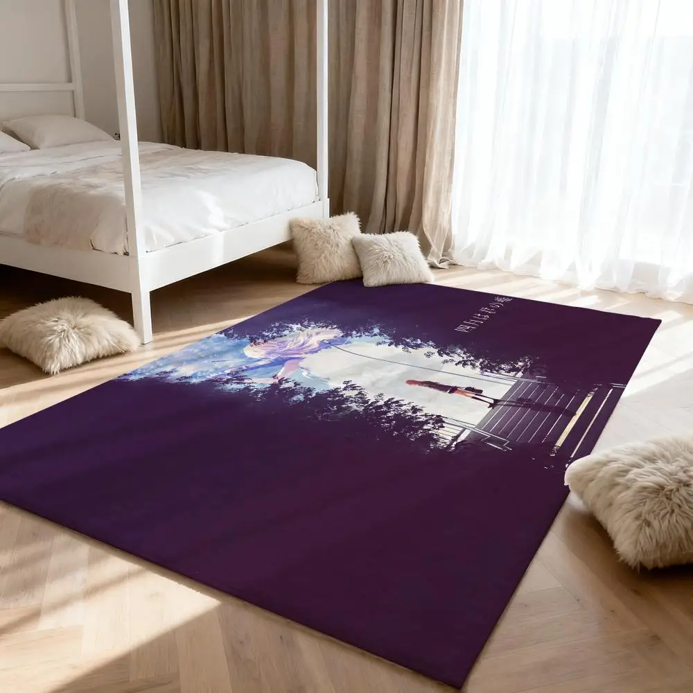 

Your Cartoon Lie in A-Aprils Floor Mat Soft Thickened Absorbent Non-Slip Bedroom Living Room Door Mat Home Decor Flannel Rugs