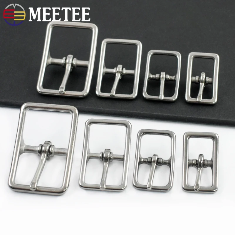 

1-5Pcs 13-27mm Stainless Steel Belt Buckles Bag Strap Metal Pin Buckle Leather Waistband Clasp Loops DIY Hardware Accessories