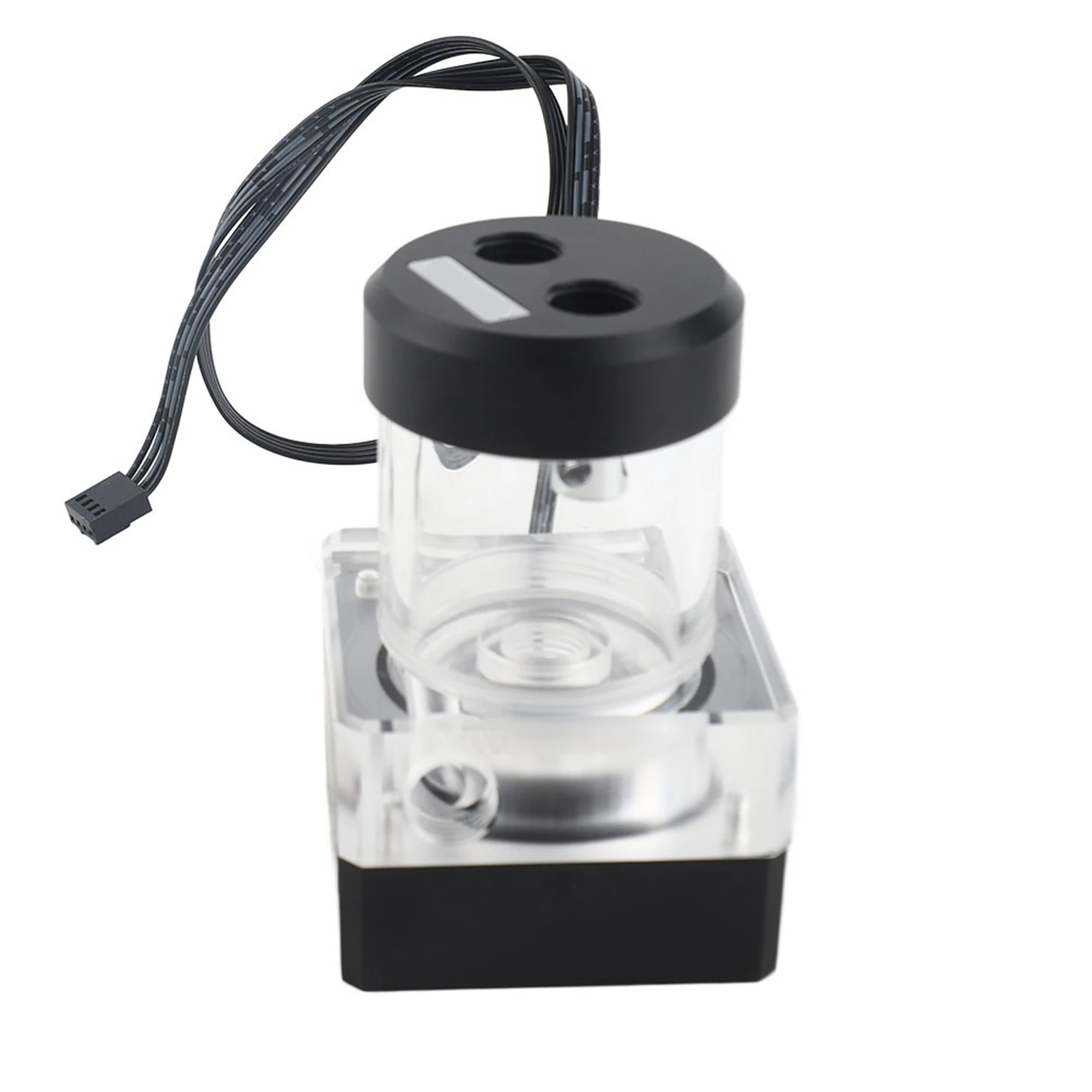 

Computer Water Pump PC Cooler Combo Pump Integrated Built-in Defoaming Water Cooling Kit 500L/H-Flow 3 Meters Discharge Lift